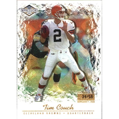 2001 Pacific Impressions Premiere Date #32 Tim Couch