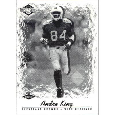 2001 Pacific Impressions Shadow #166 Andre King