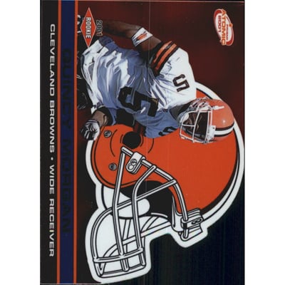 2001 Pacific Prism Atomic Blue #165 Quincy Morgan