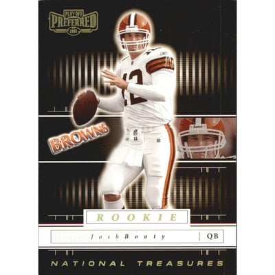 2001 Playoff Preferred National Treasures Gold #108 Josh Booty