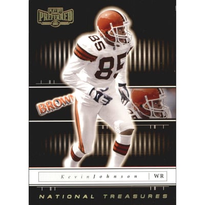 2001 Playoff Preferred National Treasures Gold #9 Kevin Johnson