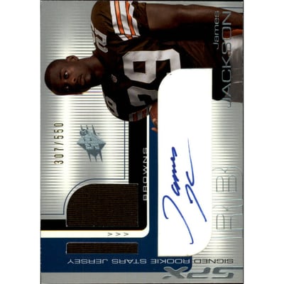 2001 SPx #110B James Jackson JSY AU/550 RC