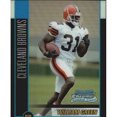2002 Bowman Chrome Refractors #130 William Green