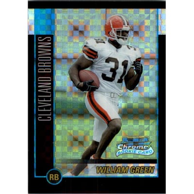 2002 Bowman Chrome Xfractors #130 William Green