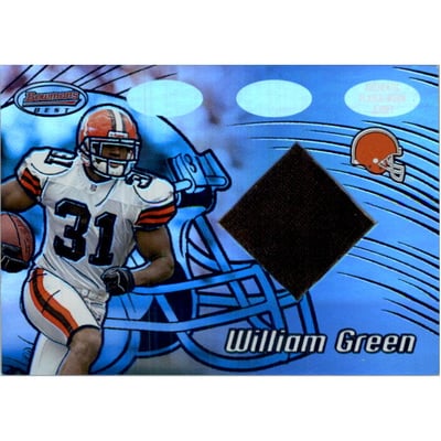 2002 Bowman's Best Blue #100 William Green JSY