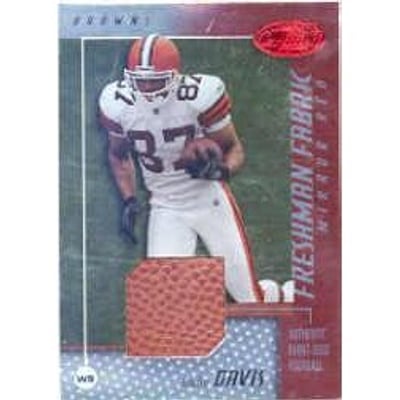 2002 Leaf Certified Mirror Red Materials #108 Andre Davis