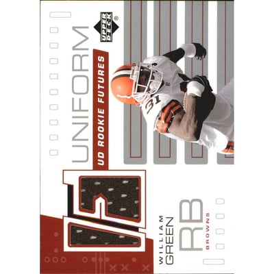 2002 Upper Deck Rookie Futures Jersey #RFWG William Green