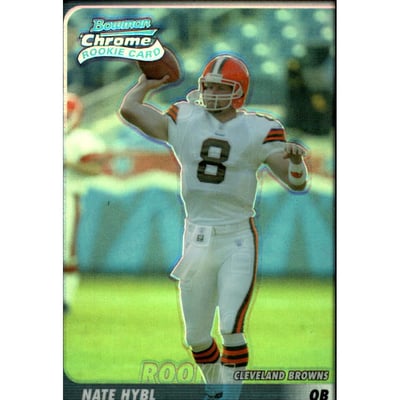 2003 Bowman Chrome Refractors #205 Nate Hybl