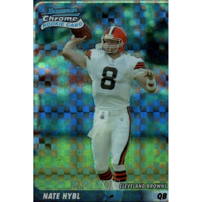 2003 Bowman Chrome Xfractors #205 Nate Hybl