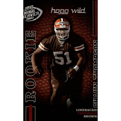 2003 Playoff Hogg Heaven Hogg Wild #190 Chaun Thompson