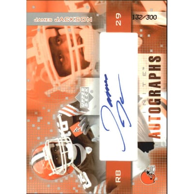 2003 Upper Deck Finite Autographs #JJ James Jackson/300