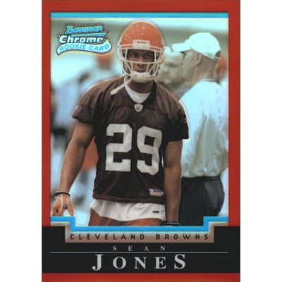 2004 Bowman Chrome Red Refractors #186 Sean Jones