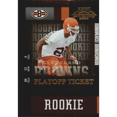 2004 Playoff Contenders Playoff Ticket #101 Adimchinobe Echemandu