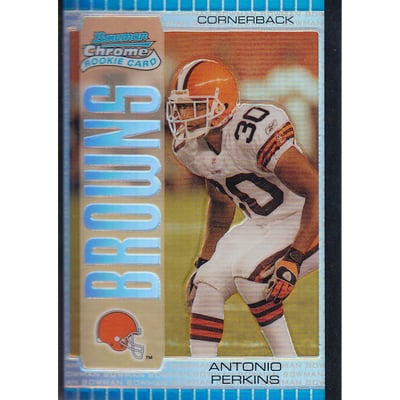2005 Bowman Chrome Silver Refractors #191 Antonio Perkins