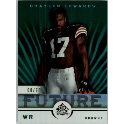 2005 Reflections Green #295 Braylon Edwards