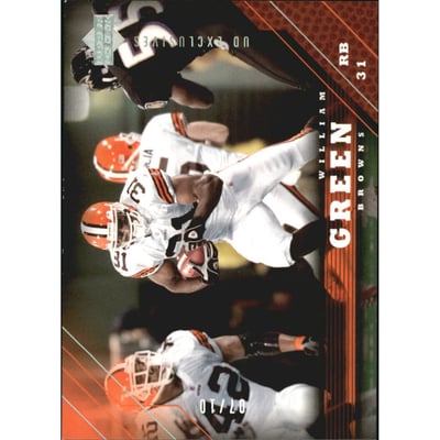 2005 Upper Deck UD Exclusive Spectrum #45 William Green