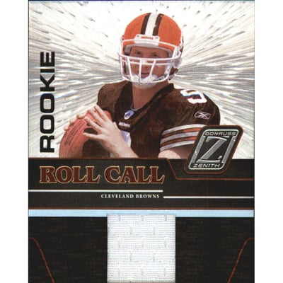 2005 Zenith Rookie Roll Call Jerseys #RC8 Charlie Frye