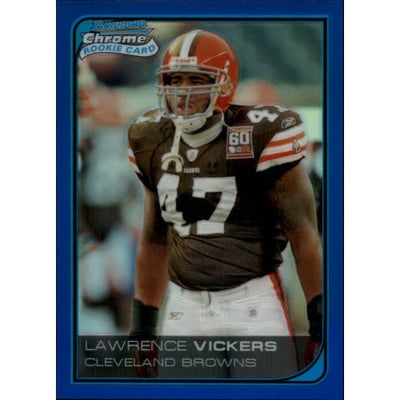 2006 Bowman Chrome Blue Refractors #4 Lawrence Vickers