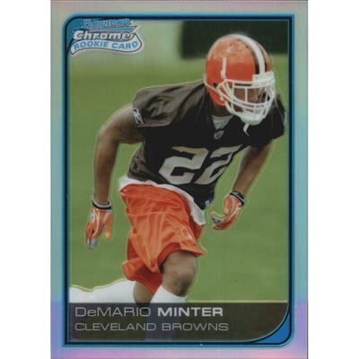 2006 Bowman Chrome Refractors #18 DeMario Minter