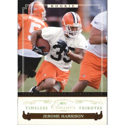 2006 Donruss Classics Timeless Tributes Gold #125 Jerome Harrison