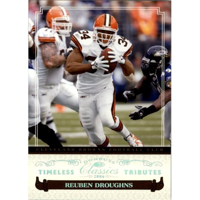 2006 Donruss Classics Timeless Tributes Silver #25 Reuben Droughns