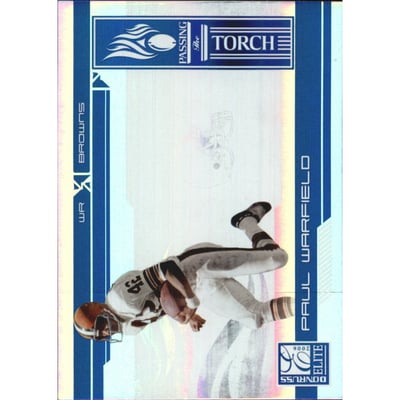 2006 Donruss Elite Passing the Torch Blue #4 Paul Warfield