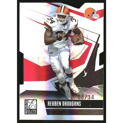 2006 Donruss Elite Status #24 Reuben Droughns/34