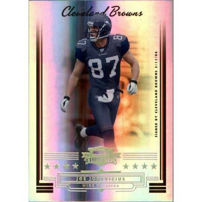 2006 Donruss Threads Gold Holofoil #82 Joe Jurevicius
