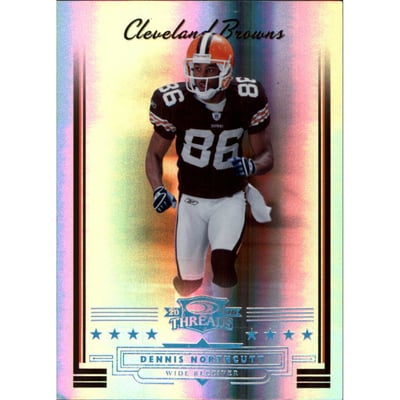 2006 Donruss Threads Platinum Holofoil #150 Dennis Northcutt