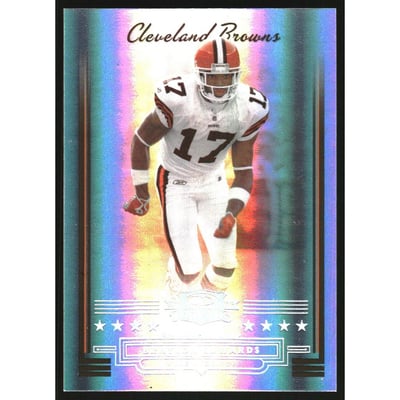 2006 Donruss Threads Silver Holofoil #1 Braylon Edwards