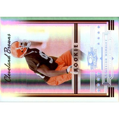 2006 Donruss Threads Silver Holofoil #185 Kamerion Wimbley