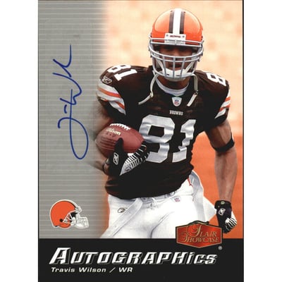 2006 Flair Showcase Autographics #AUTR Travis Wilson
