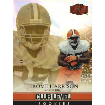 2006 Flair Showcase Gold #154 Jerome Harrison