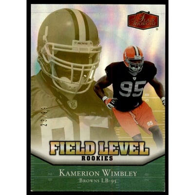 2006 Flair Showcase Gold #192 Kamerion Wimbley
