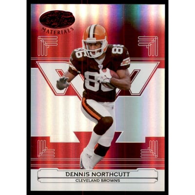 2006 Leaf Certified Materials Mirror Red #35 Dennis Northcutt