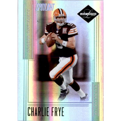 2006 Leaf Limited Silver Spotlight #19 Charlie Frye