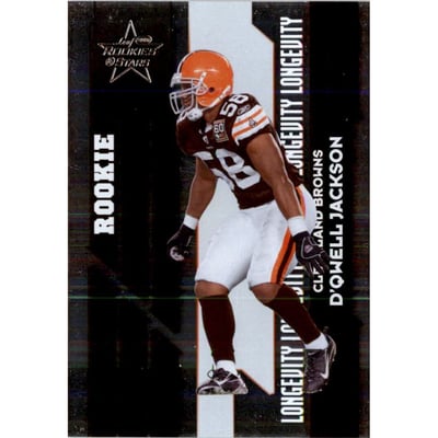 2006 Leaf Rookies and Stars Longevity Silver Parallel #106 D'Qwell Jackson