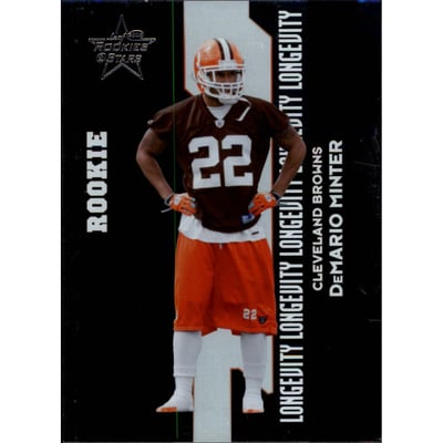 2006 Leaf Rookies and Stars Longevity Silver Parallel #171 DeMario Minter