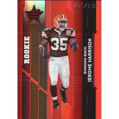 2006 Leaf Rookies and Stars Longevity Target Ruby Parallel #210 Jerome Harrison