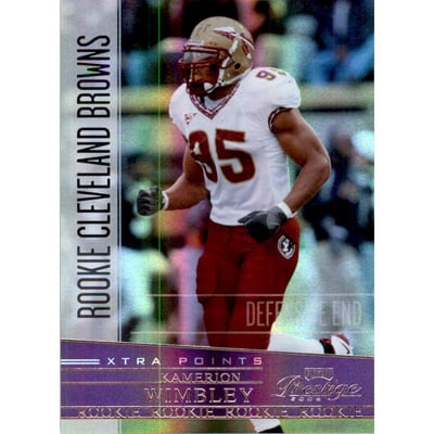 2006 Playoff Prestige Xtra Points Purple #209 Kamerion Wimbley