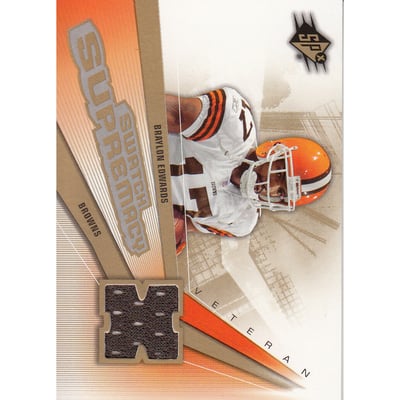 2006 SPx Swatch Supremacy #SWBE Braylon Edwards