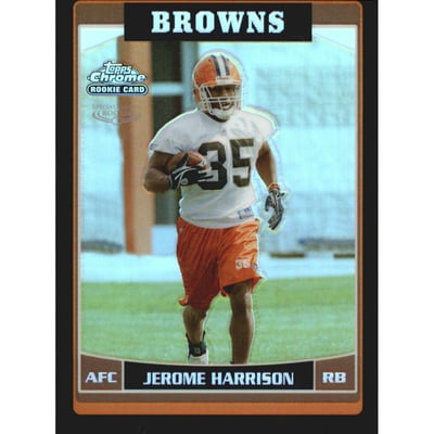 2006 Topps Chrome Black Refractors #245 Jerome Harrison