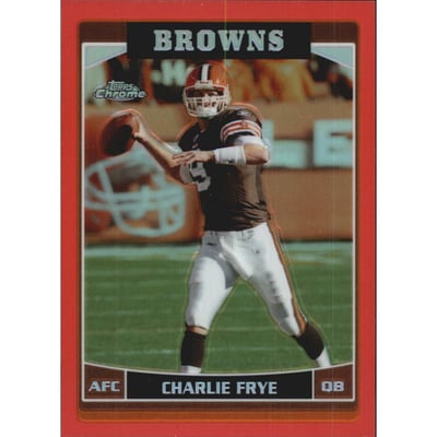 2006 Topps Chrome Red Refractors #40 Charlie Frye