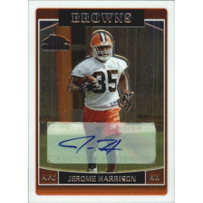 2006 Topps Chrome Rookie Autographs #245 Jerome Harrison D