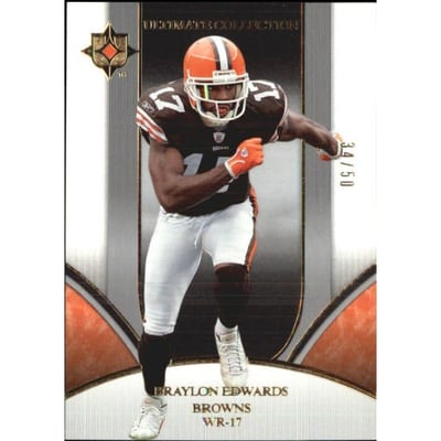 2006 Ultimate Collection Gold #45 Braylon Edwards