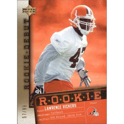 2006 Upper Deck Rookie Debut Gold #128 Lawrence Vickers