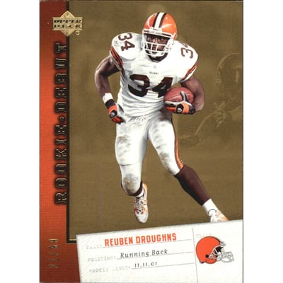 2006 Upper Deck Rookie Debut Gold #24 Reuben Droughns
