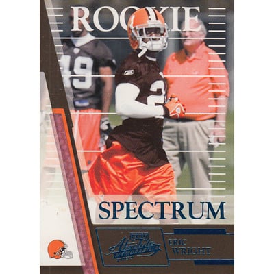 2007 Absolute Memorabilia Spectrum Blue Retail #168 Eric Wright