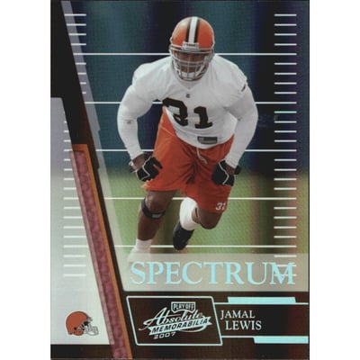 2007 Absolute Memorabilia Spectrum Silver #110 Jamal Lewis