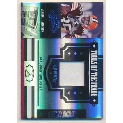 2007 Absolute Memorabilia Tools of the Trade Material Black Spectrum #77 Jerome Harrison